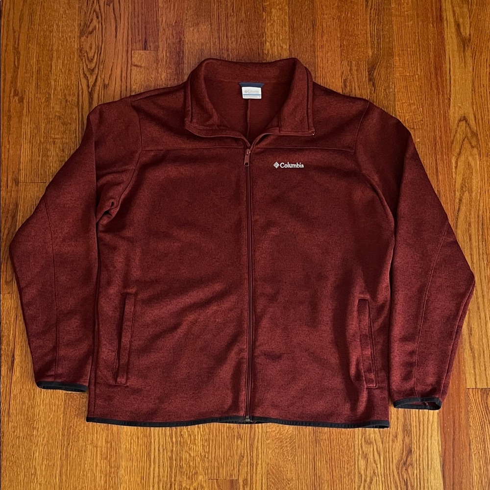 Columbia Maroon Fleece Jacket